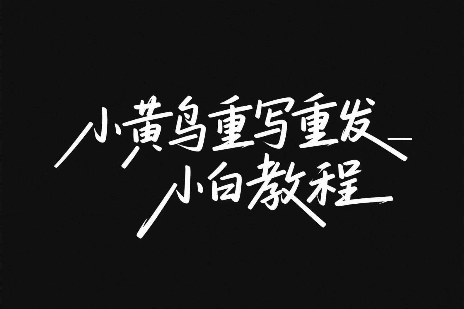 小黄鸟重写重发_小白教程